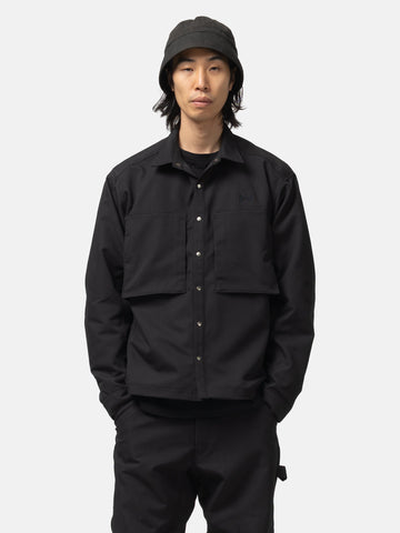 Needles Extreme Shirt - Poly Stretch Oxford Black, Shirts