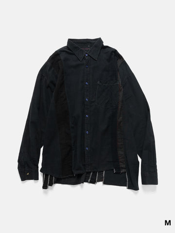 Needles Flannel Shirt -> 7 Cuts Wide Shirt / Over Dye, Shirts