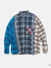 Needles Flannel Shirt -> 7 Cuts Wide Shirt Assorted, Shirts