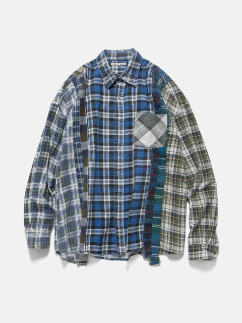 Needles Flannel Shirt -> 7 Cuts Wide Shirt Assorted, Shirts