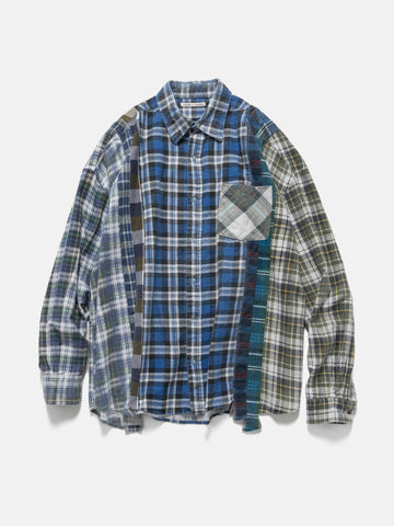 Needles Flannel Shirt -> 7 Cuts Wide Shirt Assorted, Shirts