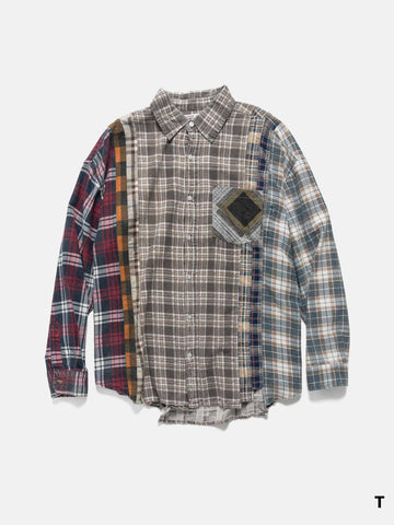 Needles Flannel Shirt -> 7 Cuts Wide Shirt Assorted, Shirts