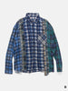 Needles Flannel Shirt -> 7 Cuts Wide Shirt Assorted, Shirts