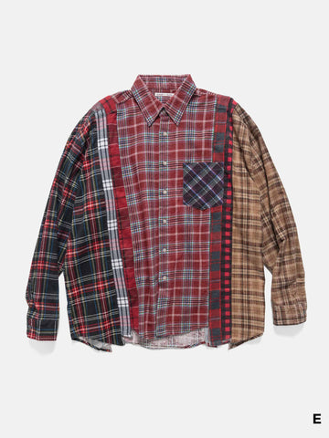 Needles Flannel Shirt -> 7 Cuts Wide Shirt Assorted, Shirts