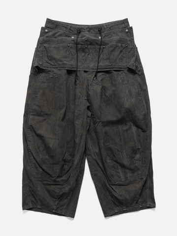 Needles H.D. Apron Painter Pant - C/L Canvas / Sumi Dye Black, Pants