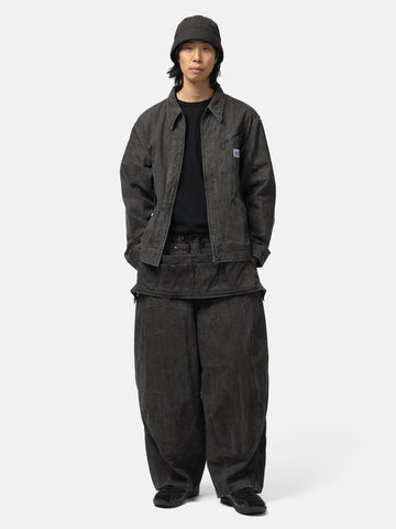 Needles H.D. Apron Painter Pant - C/L Canvas / Sumi Dye Black, Pants