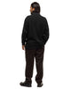 Needles L/S Polo Shirt - Cotton Pique Black, Shirts