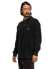 Needles L/S Polo Shirt - Cotton Pique Black, Shirts