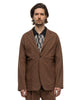 Needles Miles Jacket - Poly Chambray Brown, Outerwear