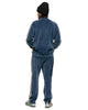 Needles Narrow Track Pant - C/PE Velour Marine Blue, Bottoms