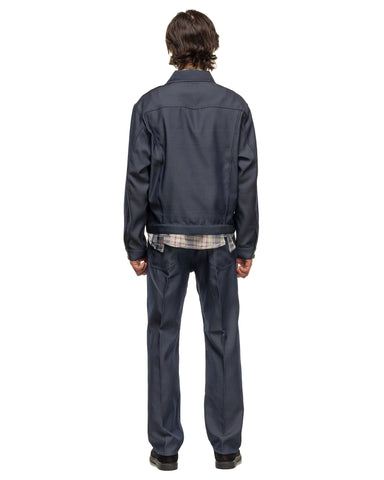 Needles Penny Jean Jacket - Poly Twill Navy, Outerwear
