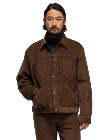 Needles Penny Jean Jacket - C/PE 14W Corduroy Brown, Outerwear