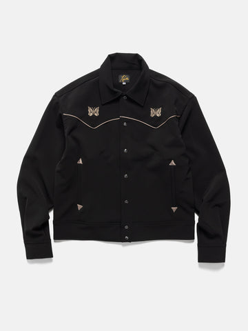 Needles Piping Cowboy Jacket - Poly Double Cloth Black, Jackets