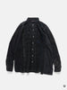 Needles Flannel Shirt -> 7 Cuts Wide Shirt / Over Dye Black, Shirts