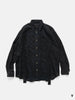 Needles Flannel Shirt -> 7 Cuts Wide Shirt / Over Dye Black, Shirts
