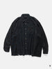 Needles Flannel Shirt -> 7 Cuts Wide Shirt / Over Dye Black, Shirts