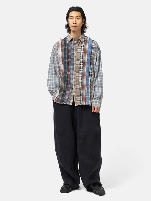 Needles Flannel Shirt -> Ribbon Wide Shirt Assorted, Shirts