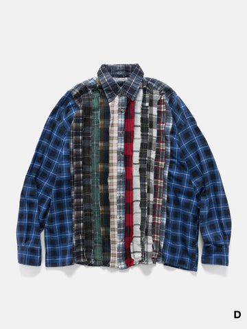 Needles Flannel Shirt -> Ribbon Wide Shirt Assorted, Shirts