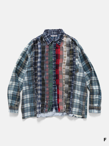 Needles Flannel Shirt -> Ribbon Wide Shirt Assorted, Shirts