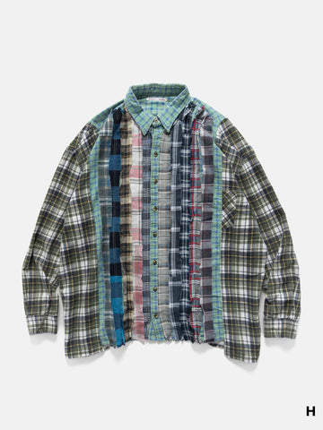 Needles Flannel Shirt -> Ribbon Wide Shirt Assorted, Shirts