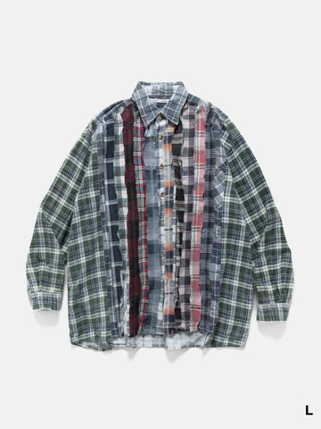 Needles Flannel Shirt -> Ribbon Wide Shirt Assorted, Shirts