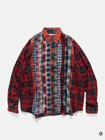 Needles Flannel Shirt -> Ribbon Wide Shirt Assorted, Shirts