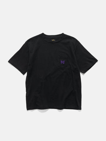 Needles S/S Pocket Tee - Cotton Jersey Black, T-Shirts