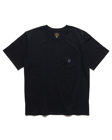 Needles S/S Crew Neck Tee - Poly Jersey Black, Shirts