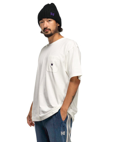 Needles S/S Crew Neck Tee - Poly Jersey White, Shirts