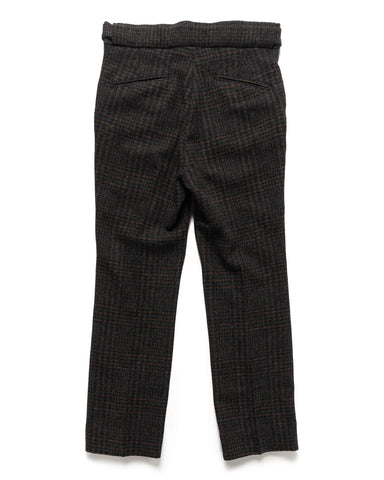 Needles Side Tab Trouser - Wool Glen Plaid Charcoal, Bottoms