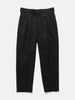 Needles Side Tab Tucked Trouser - Poly Double Cloth Black, Pants