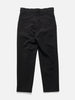 Needles Side Tab Tucked Trouser - Poly Double Cloth Black, Pants