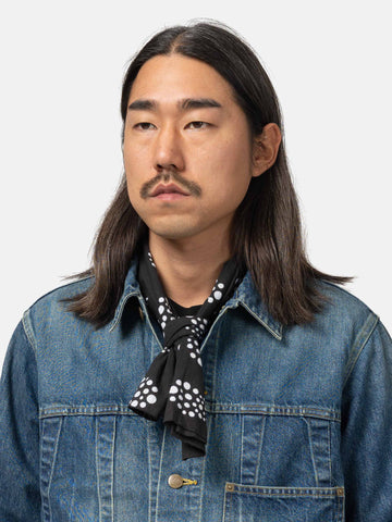 Needles Tenugui Bandana - Paisley Black, Bandanas