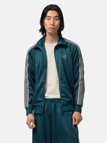 Needles Track Jacket - Poly Smooth Green, Track Jackets