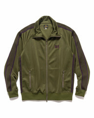 Needles Track Jacket - Poly Smooth Olive, Outerwear