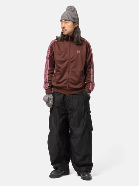 Needles-Track-Jacket-Poly-Smooth-Brown-2