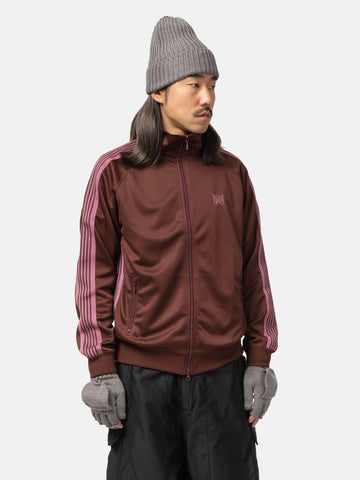 Needles-Track-Jacket-Poly-Smooth-Brown-4