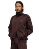 Needles Track Jacket - Poly Smooth Dark Brown, Outerwear