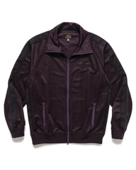 Needles Track Jacket - Poly Smooth Dark Purple, Outerwear