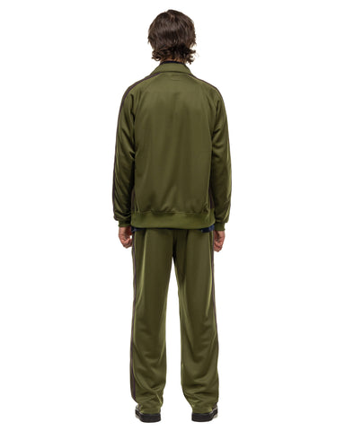 Needles Track Pant - Poly Smooth Olive, Bottoms