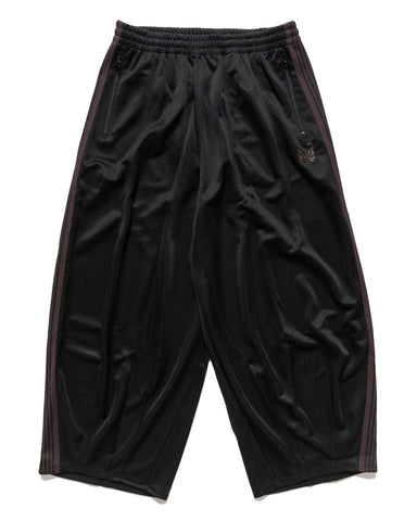 Needles H.D. Track Pant - Poly Smooth Dark Black, Bottoms