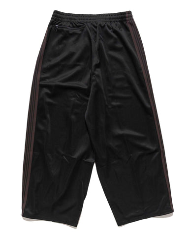 Needles H.D. Track Pant - Poly Smooth Dark Black, Bottoms