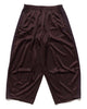 Needles H.D. Track Pant - Poly Smooth Dark Brown, Bottoms