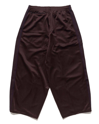 Needles H.D. Track Pant - Poly Smooth Dark Brown, Bottoms