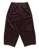 Needles H.D. Track Pant - Poly Smooth Dark Brown, Bottoms