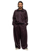 Needles H.D. Track Pant - Poly Smooth Dark Purple, Bottoms