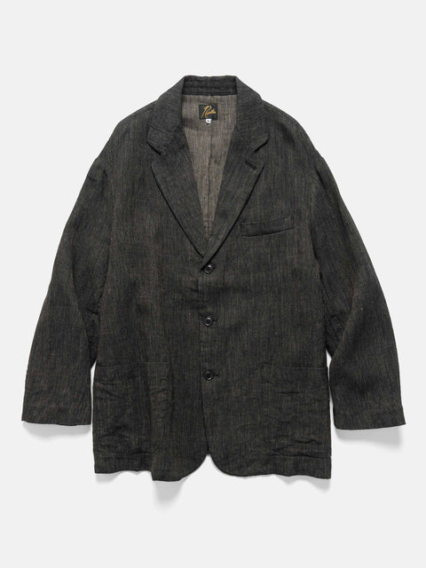 Needles Uncon Jacket - Linen Wool Twill Black, Jackets