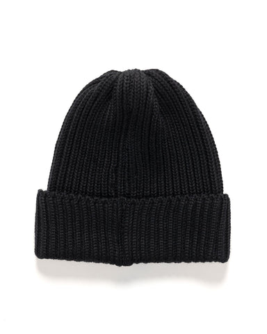 Needles Watch Cap - Merino Wool Black, Headwear