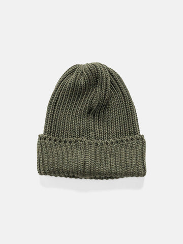 Needles Watch Cap - Merino Wool Olive, Beanies
