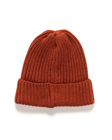 Needles Watch Cap - Merino Wool Orange, Headwear